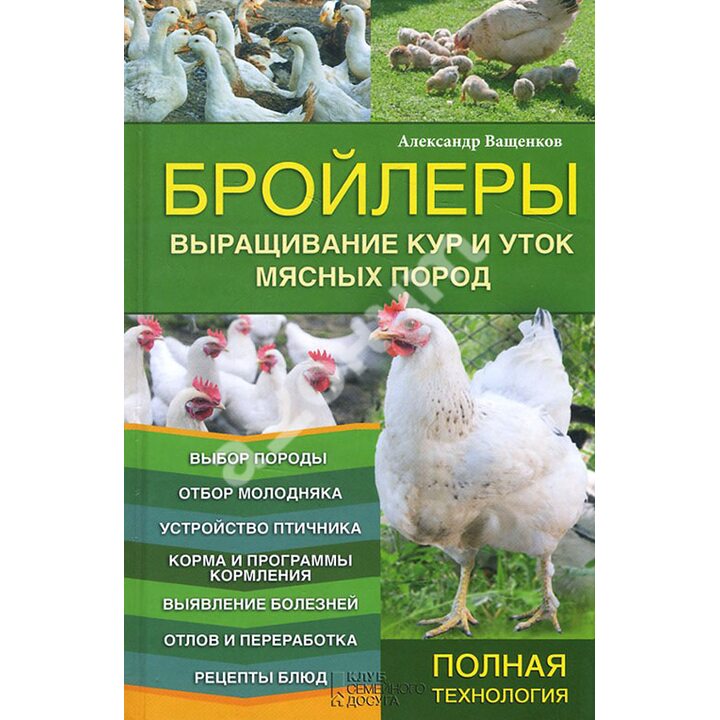 Бройлеры. Выращивание кур и уток мясных пород - Александр Ващенков (978-5-9910-3077-9)