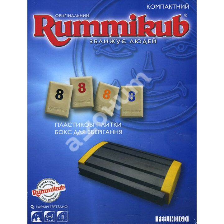 Настільна гра "Rummikub NGT Travel". Компактна версія. 7+ - Ефраїм Гертзано (4823091305559)