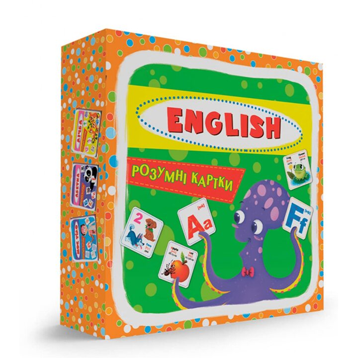 Розумні картки. English. 30 карток - (978-966-936-964-2)