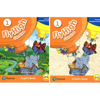 Fly High. 1 клас (комплект із 2 книг). Підручник+зошит