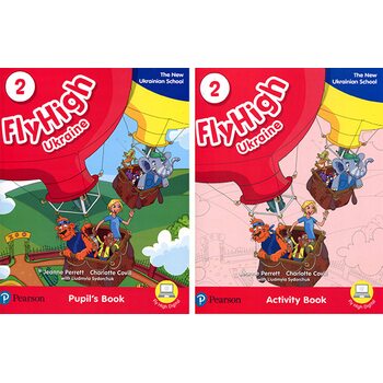 Fly High. 2 клас (комплект із 2 книг). Підручник+зошит