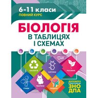 Біологія в таблицях та схемах. 6-11 класи. Допомога в підготовці до ЗНО, ДПА