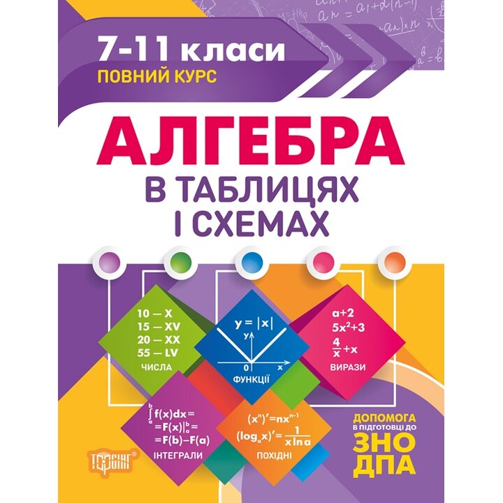 Алгебра в таблицях і схемах 7 -11 класи. Повний курс - Олександр Роганін (978-966-939-704-1)